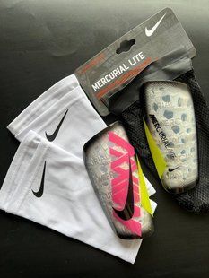 Комплект 3в1футбольні щитки Nike Mercurial Lite T2 фото